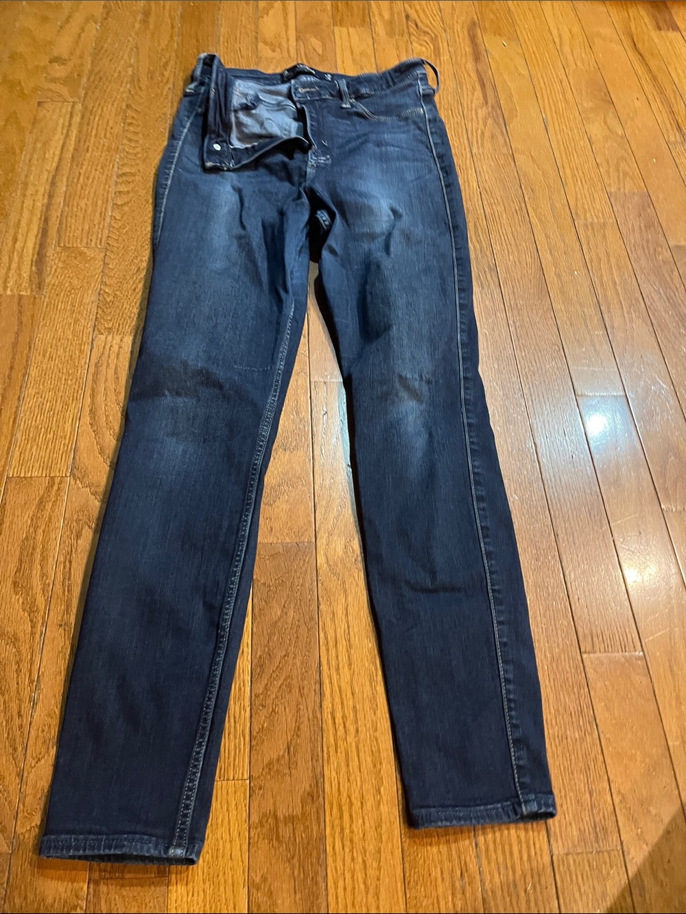 Hollister Men's Dark Indigo Slim Straight Jeans